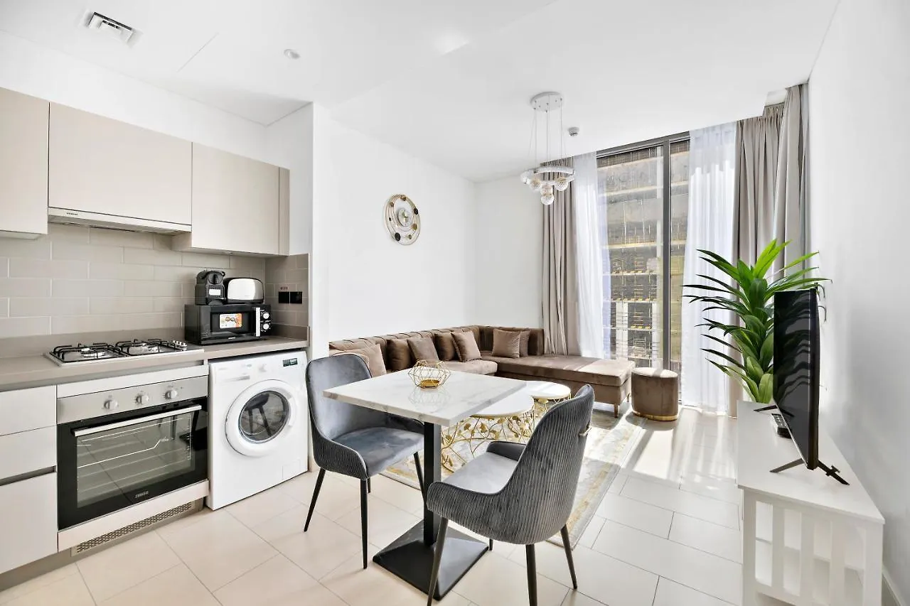 Apartment Aliving Luxury 1Br Sobha Creek Vista Reserve Burj Khalifa View Dubai